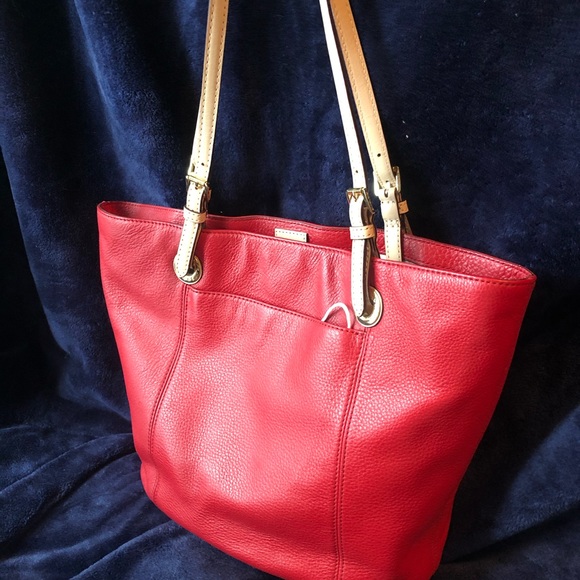 Mk red leather bag - Picture 2 of 5